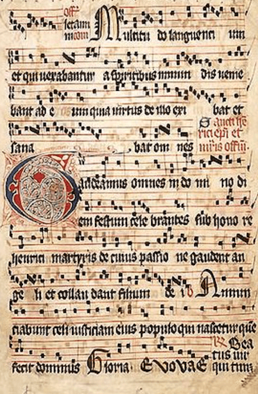 partition chant gregorien
