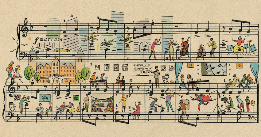 style des compositeurs partition