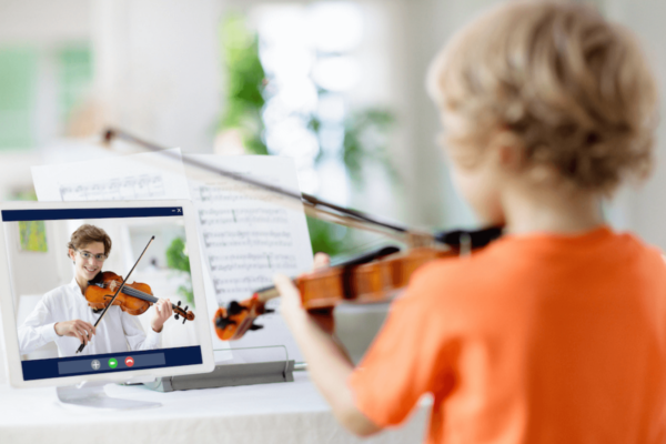 debuter le violon cours en ligne vs cours en personne
