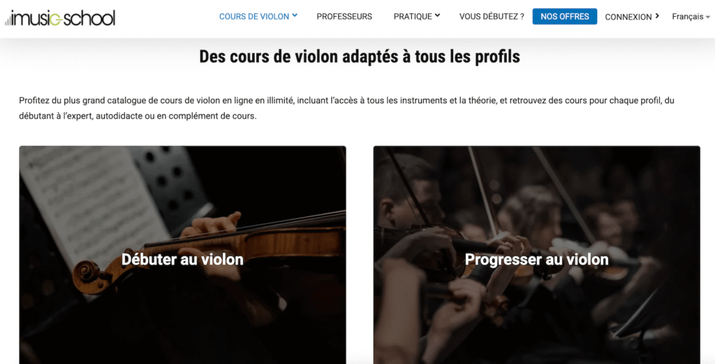imusic school violon