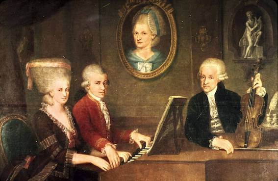 mozart famille