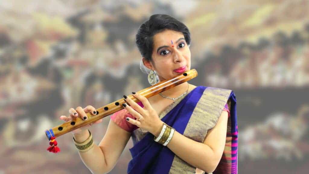 Bansuri joueuse