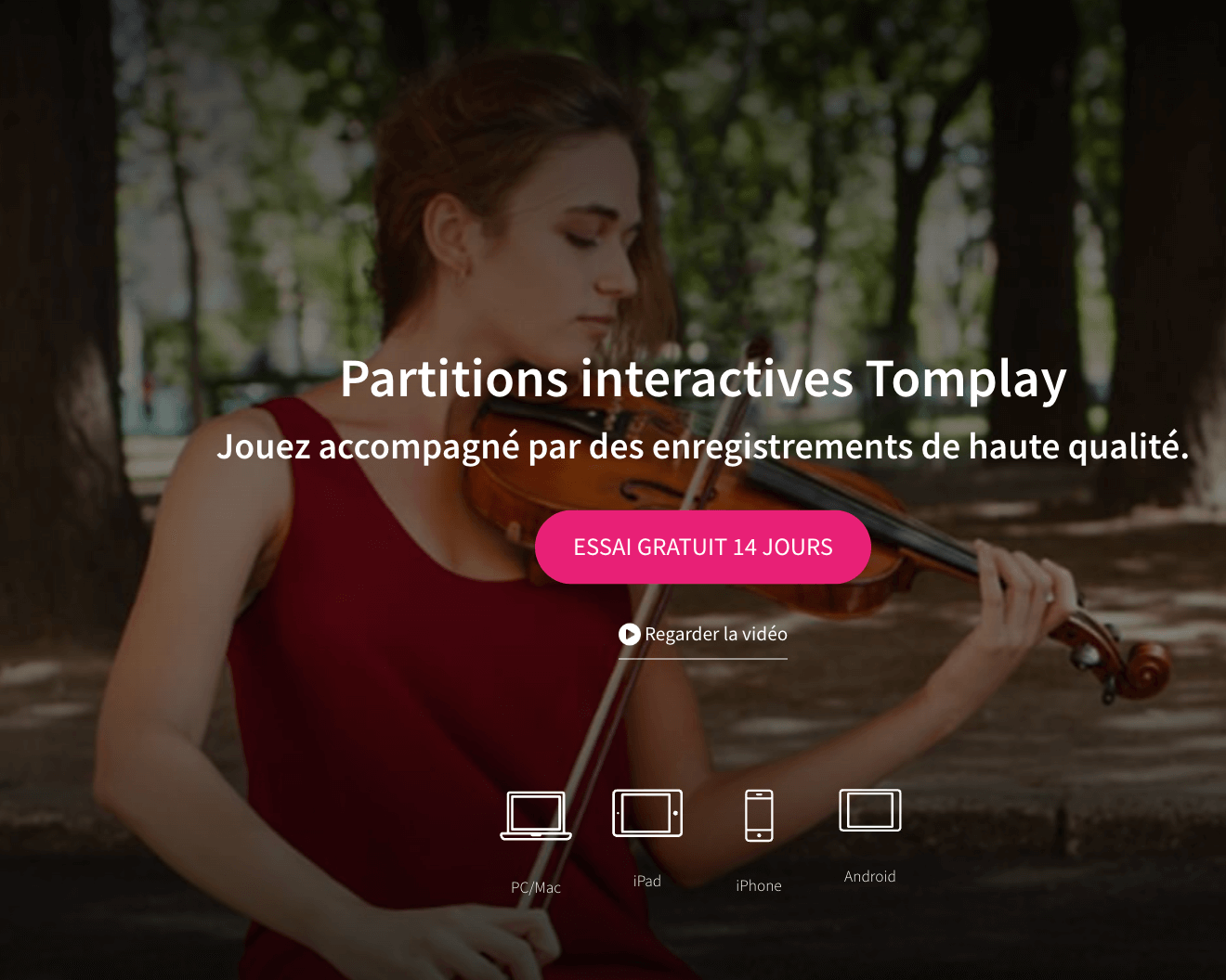 Tomplay - Partitions interactives