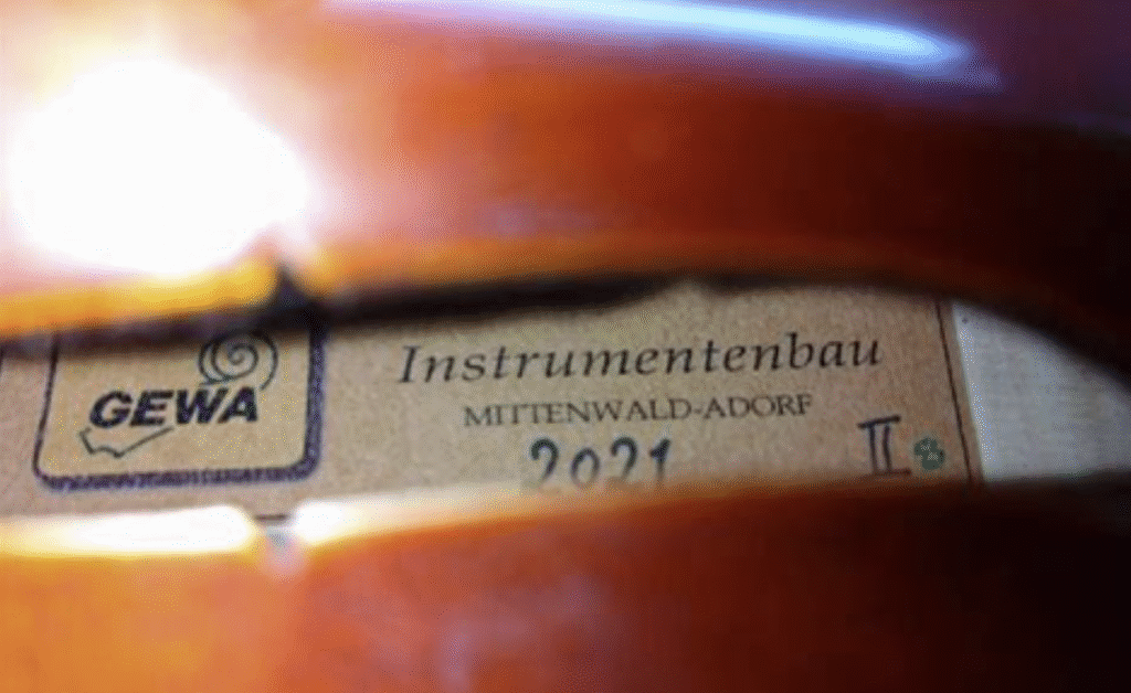marque violon gewa