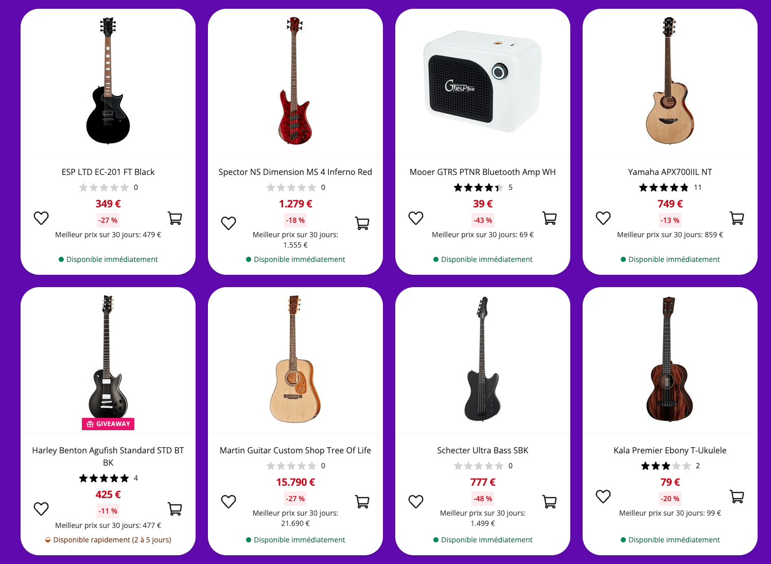 Black Friday Guitare Thomann 2025