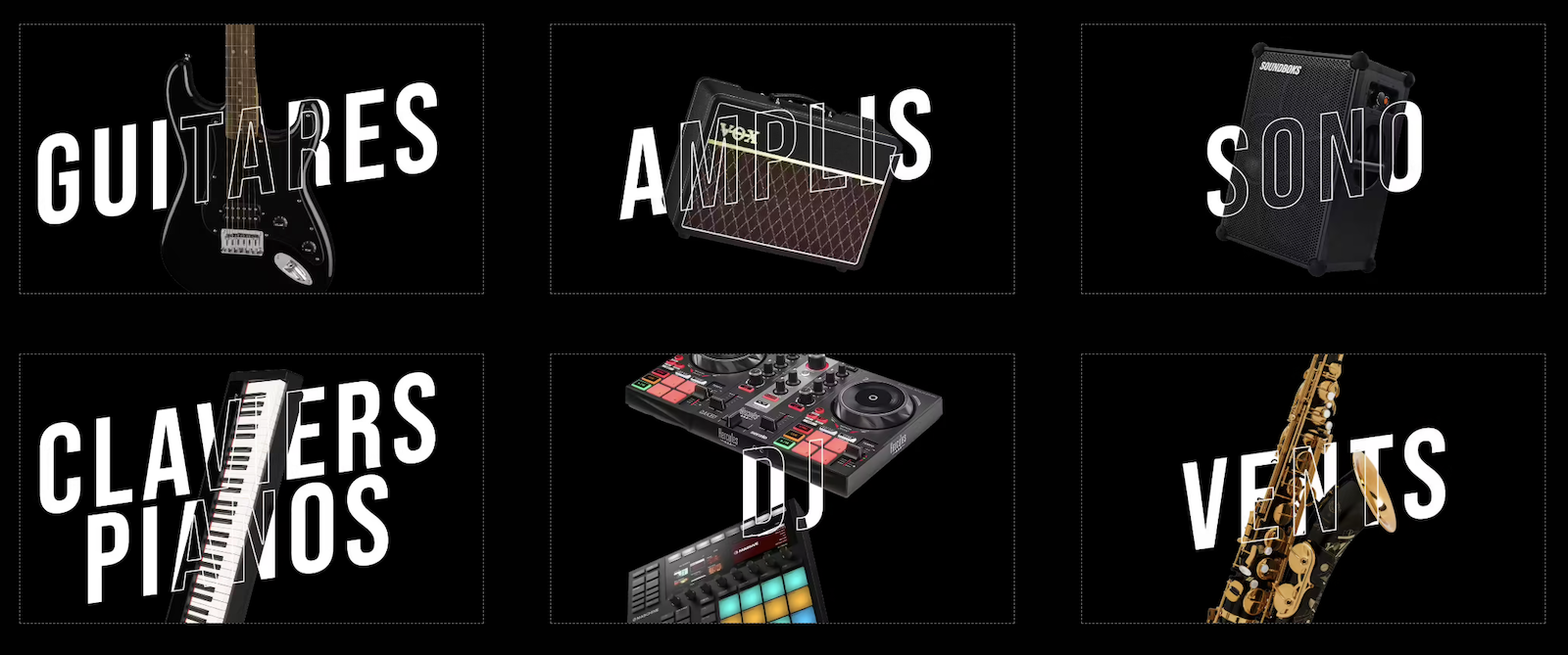 Black Friday Woodbrass catégories