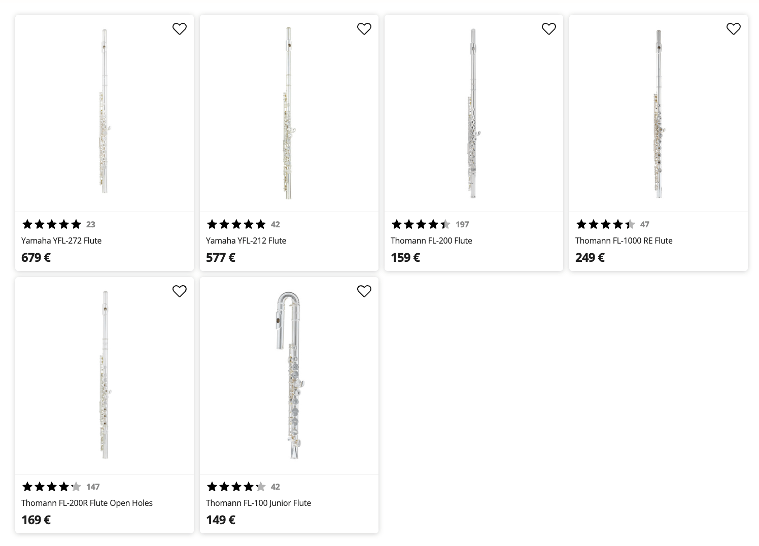 Hot Deals flûte traversière Thomann