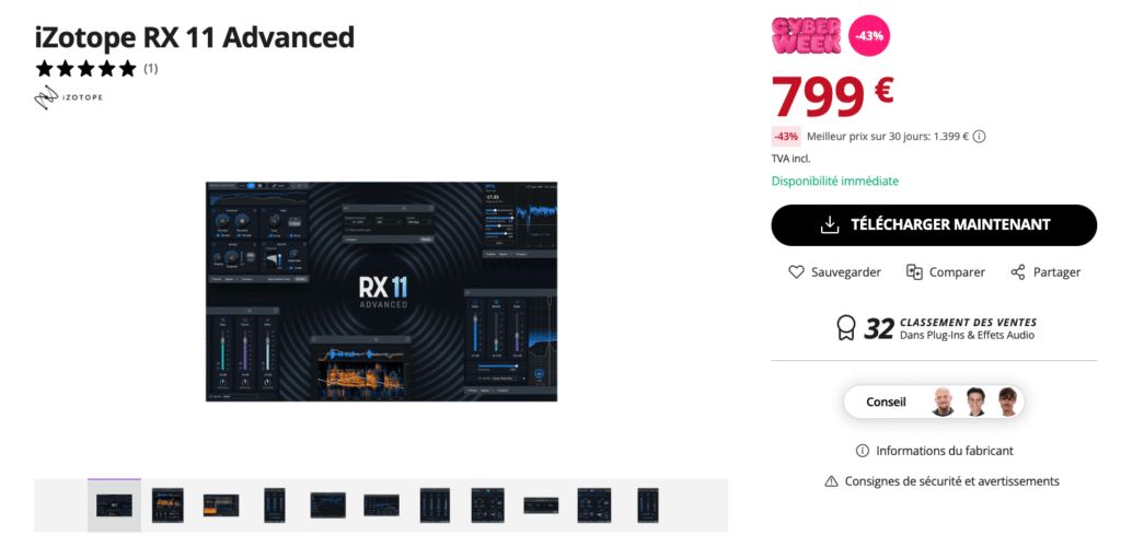 iZotope RX 11 Advanced