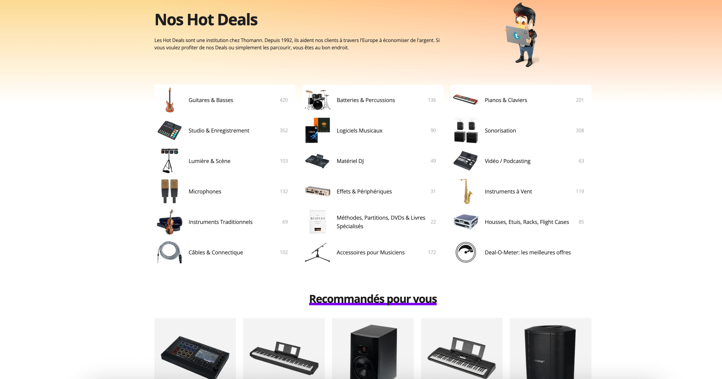 Page Hot Deals Thomann