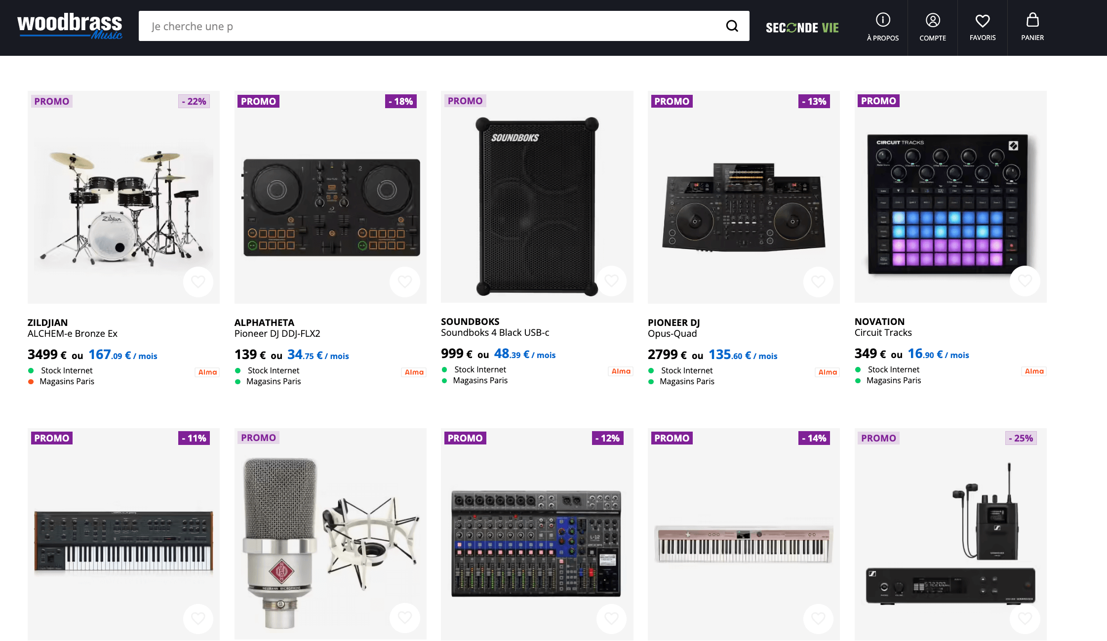 page promotions woodbrass