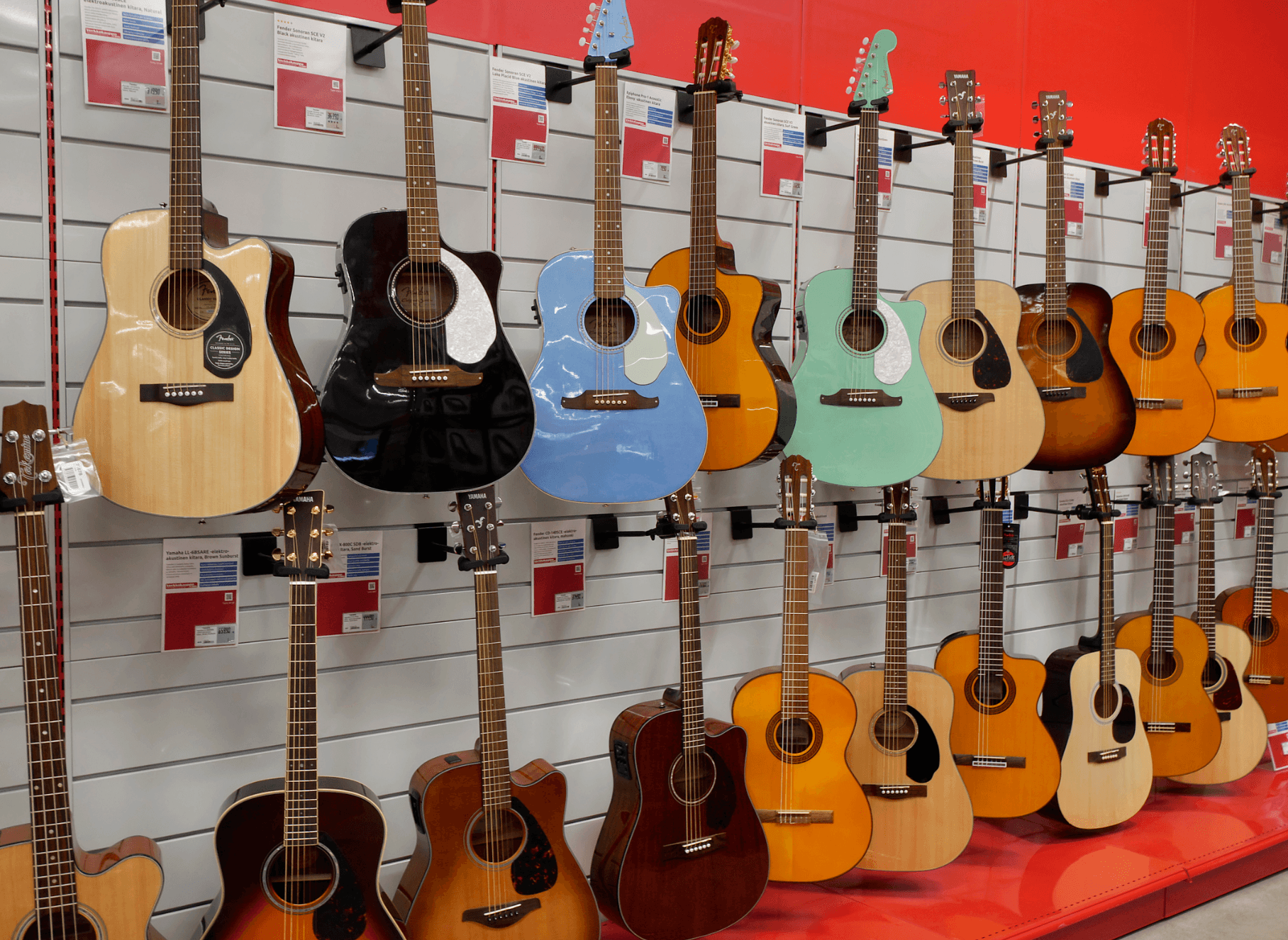 comparatif guitare acoustique debutant