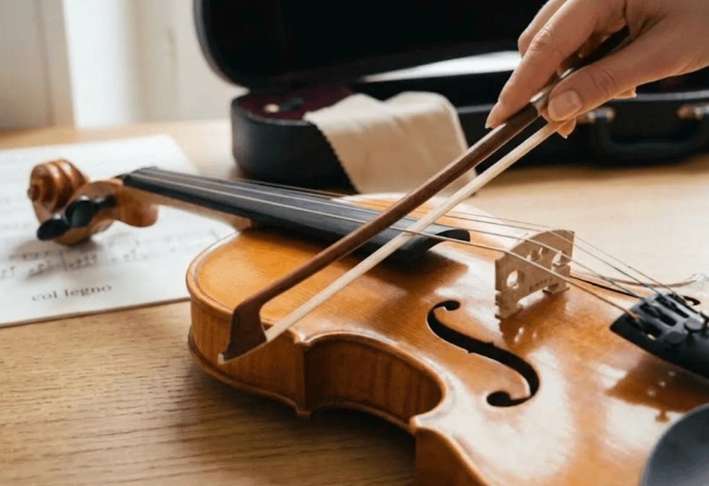Col legno au violon