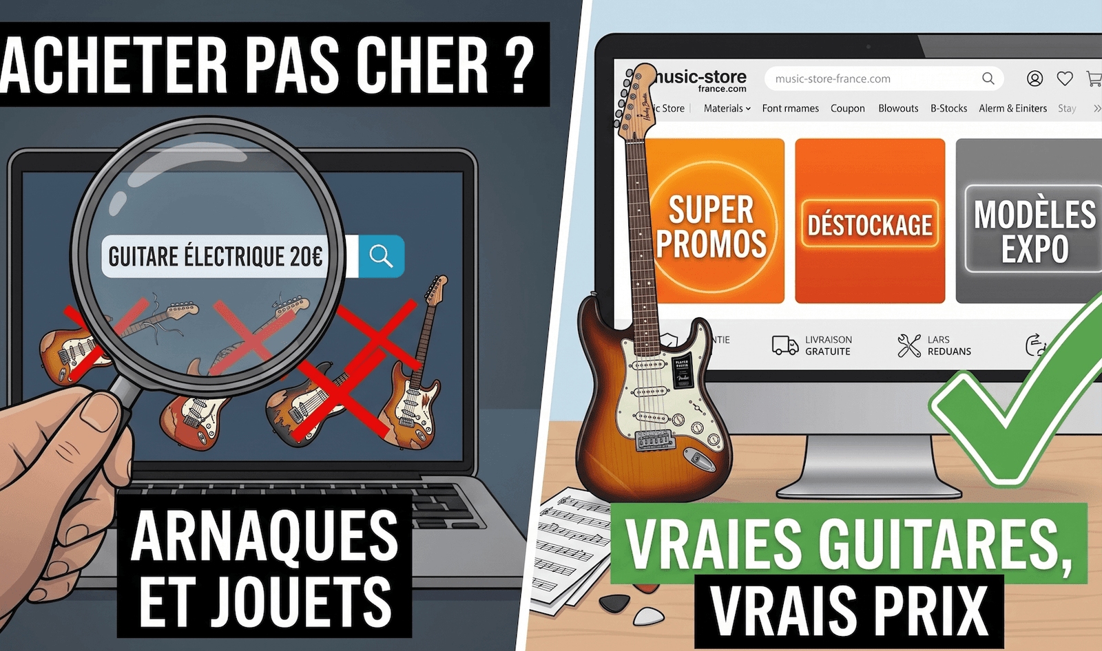 guitare pas cher